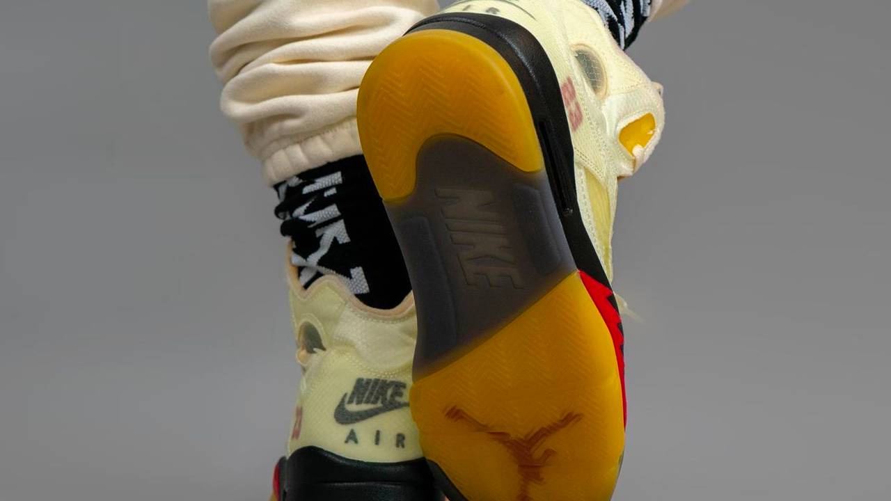 Off-White x Air Jordan 5 "Sail"