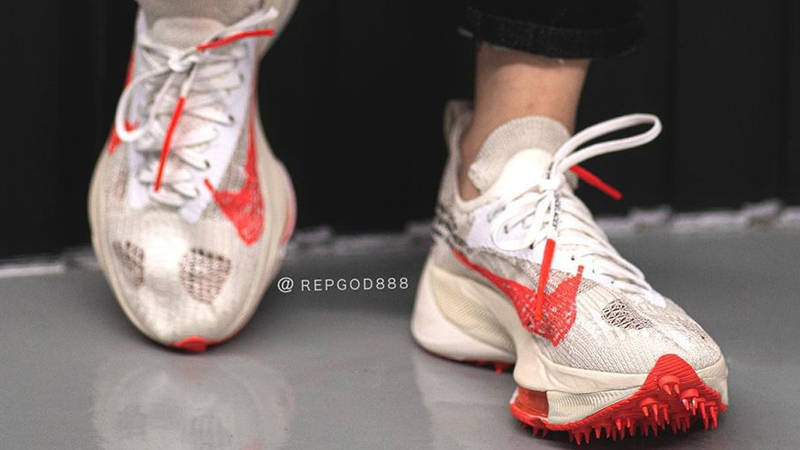 Off-White x Nike Air Zoom Tempo NEXT% Solar Red