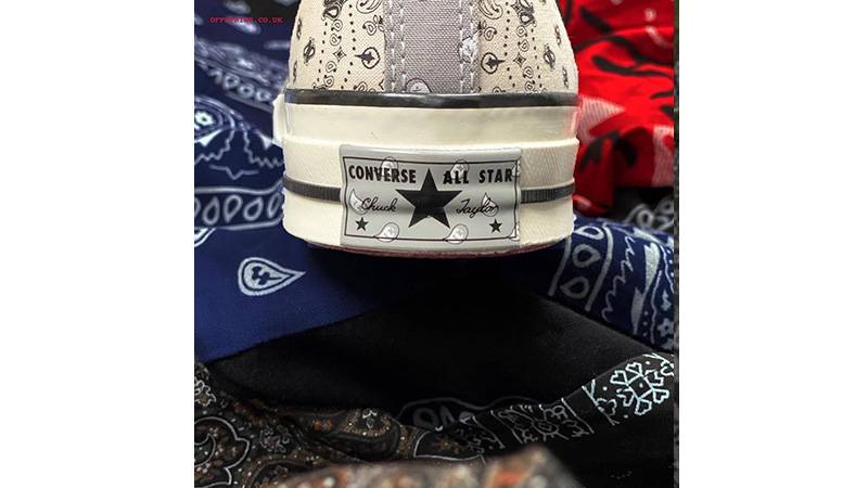 Offspring x Converse All Star Hi 70s Paisley back right side