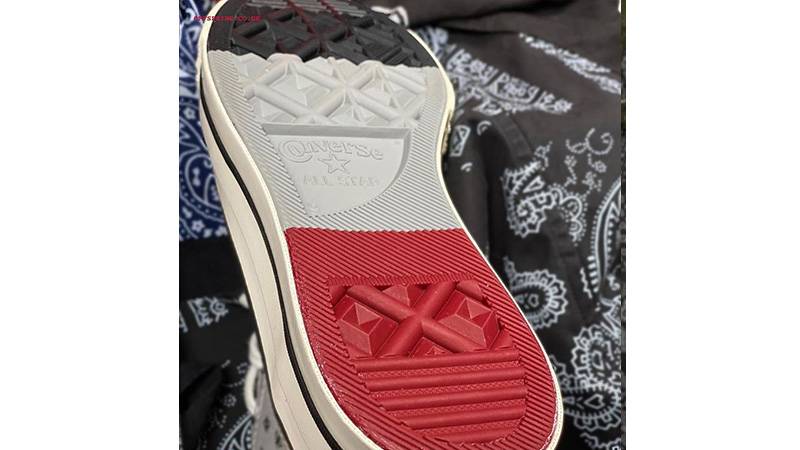 Offspring x Converse All Star Hi 70s Paisley sole right side