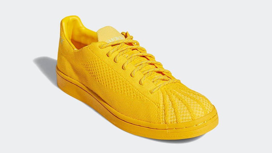 Pharrell Williams x adidas Superstar Human Race Pack Yellow S42930 front