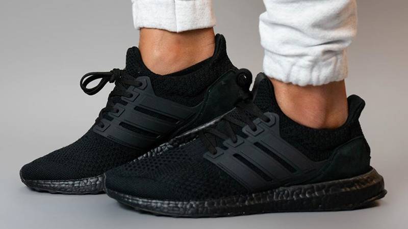 Pharrell x Parley x adidas Ultra Boost Black Future On Foot
