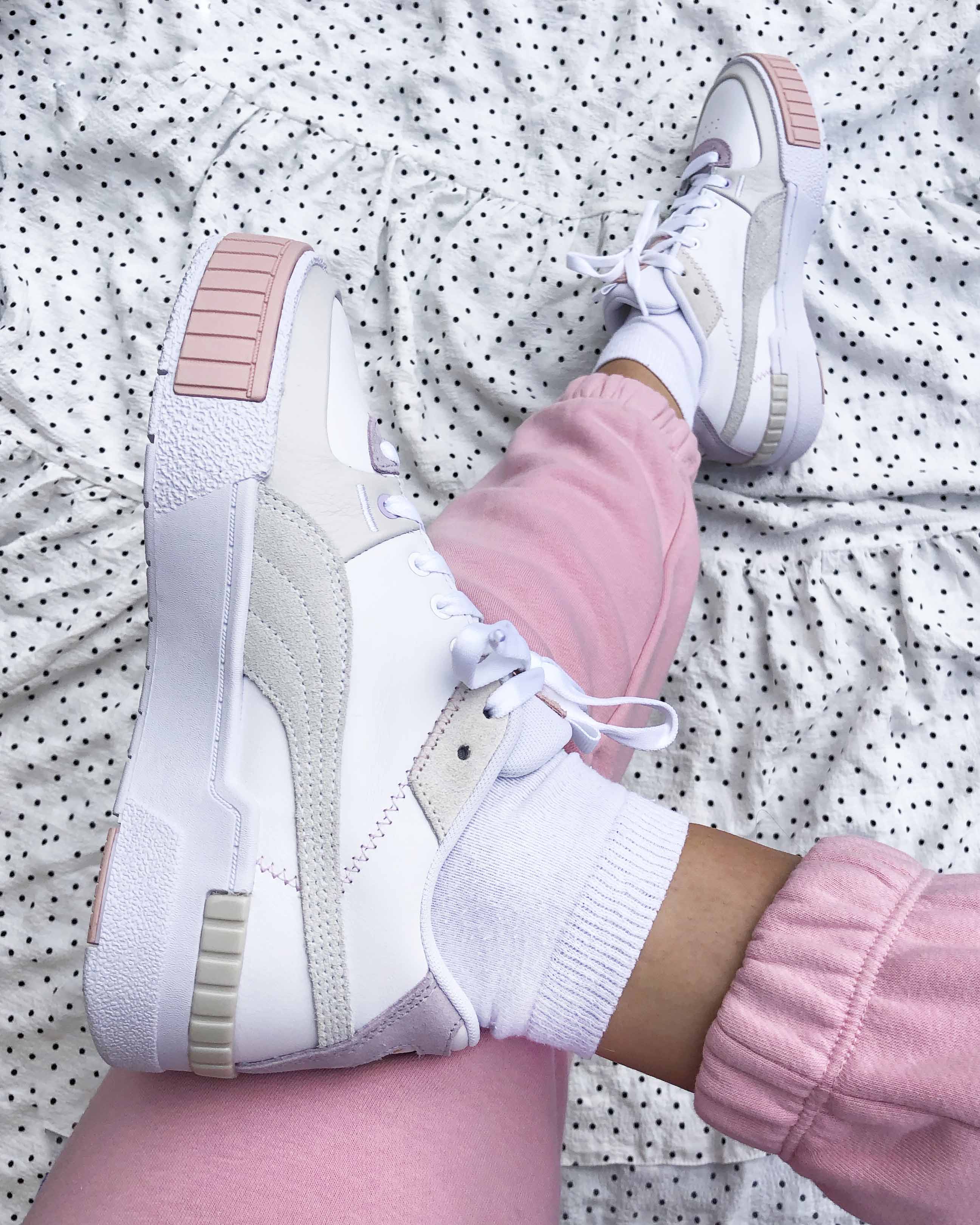 Puma Cali Sport White Pink Grey 2