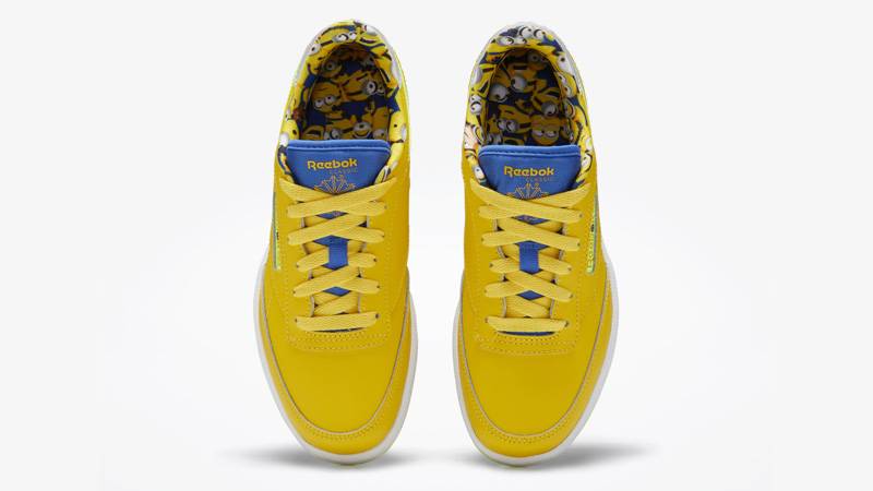 Reebok Club C GS Minions Yellow Blue Middle