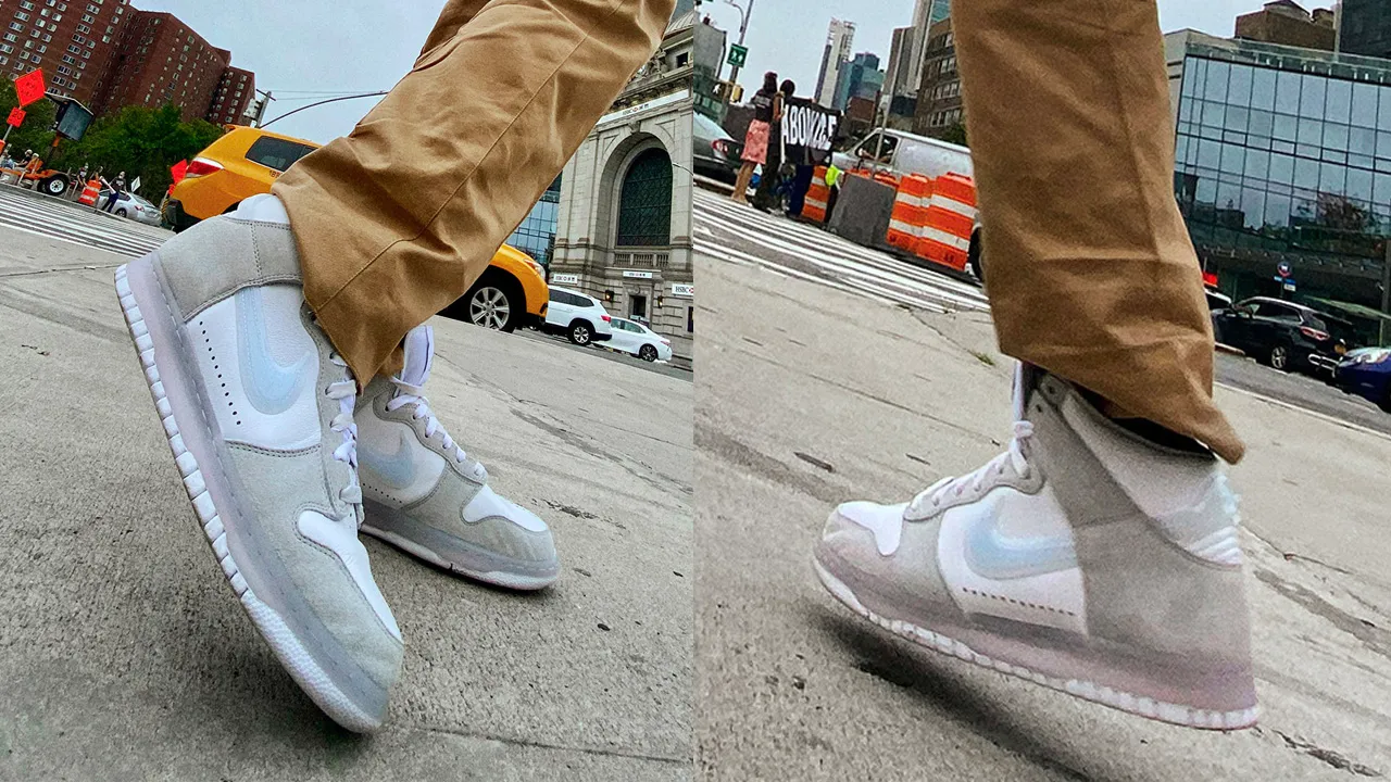 dunk high x slam jam clear white