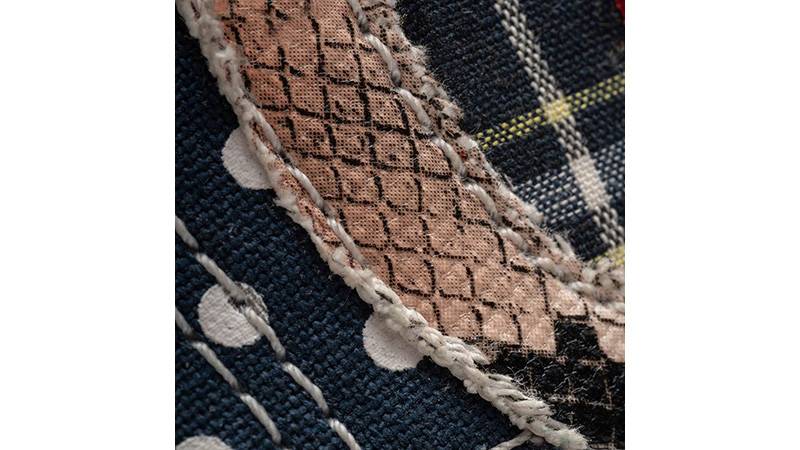 Size Vans Old Skool Patchwork Multi closeup