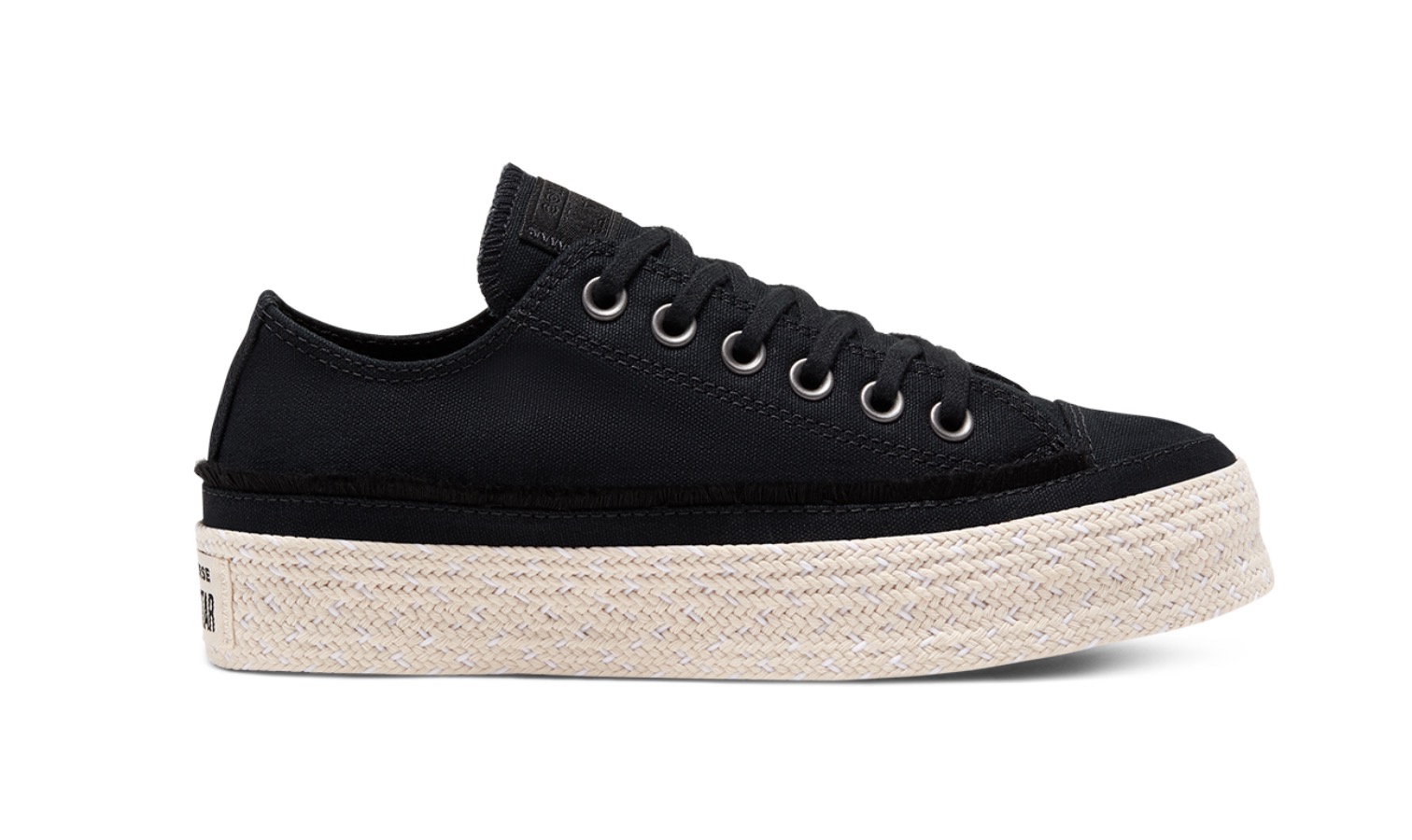 Trail to Cove Espadrille Chuck Taylor All Star Low Top Black