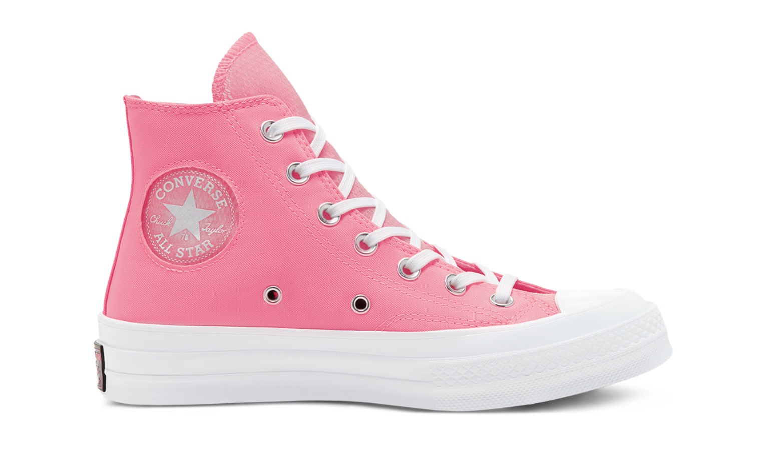 Unisex Concrete Heat Chuck 70 High Top Pink