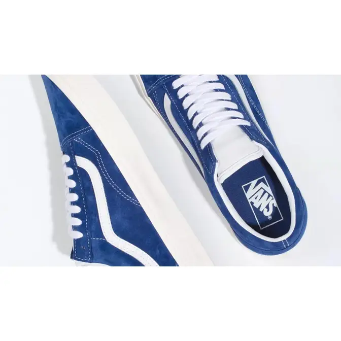 Vans blue store suede old skool