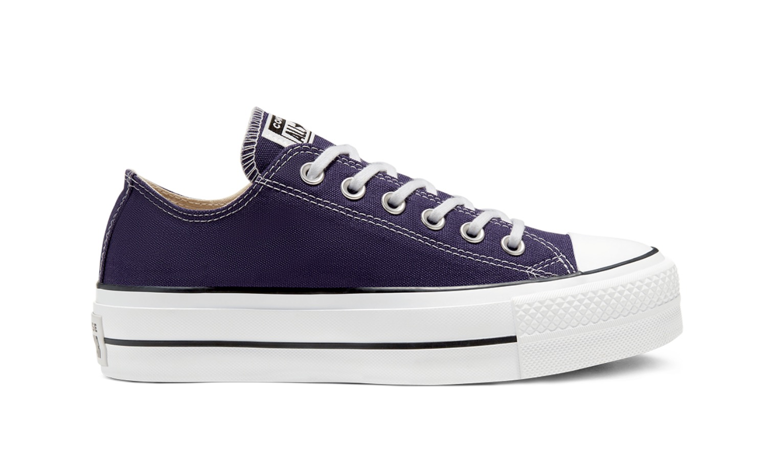 Women's Seasonal Colour Platform Chuck Taylor All Star Low Top Eggplant