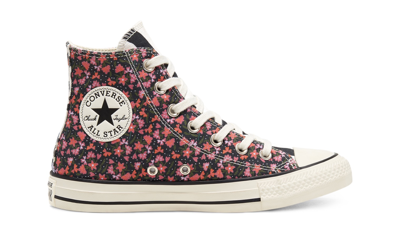 Women's Twisted Summer Chuck Taylor All Star High Top Floral