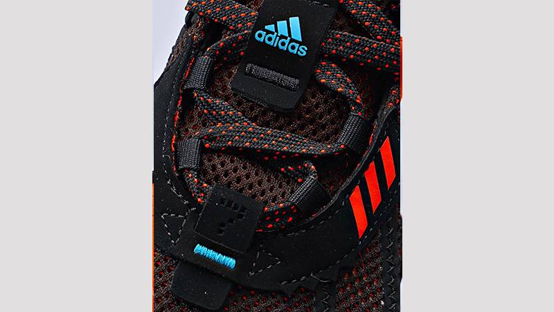 adidas Dame 7 Black Red logo