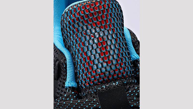 adidas Dame 7 Black Red tongue