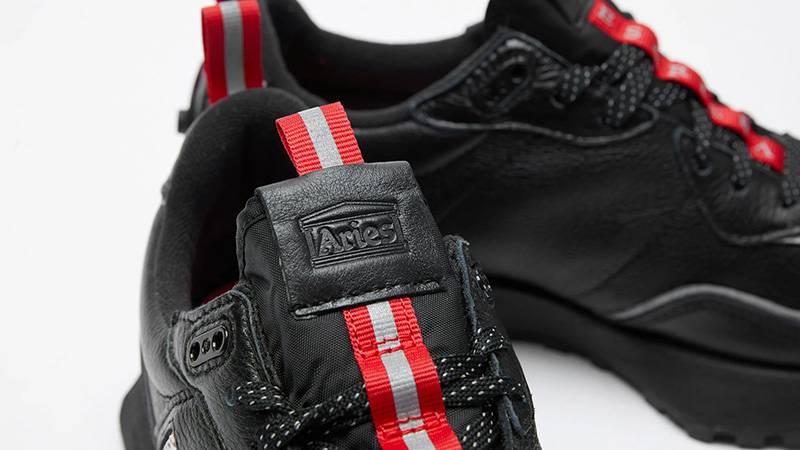 Aries x New Balance 327 Black tongue