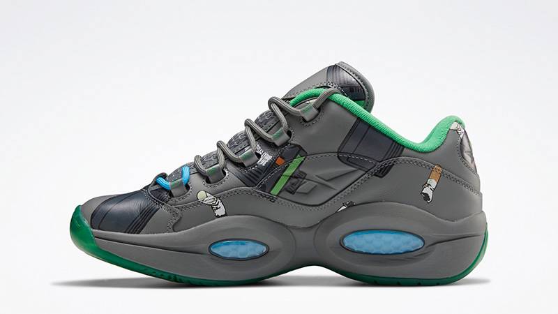 Billionaire Boys Club x Reebok Question Low Grey FZ4342 alternative side