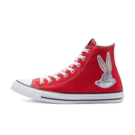 Bugs Bunny x Converse Кожаные кеды Converse на липучках High Red
