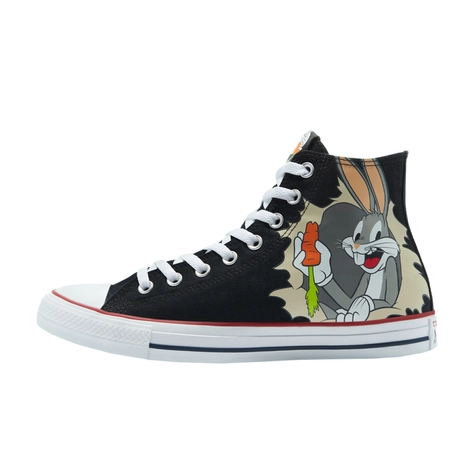 Bugs Bunny x Converse Кожаные кеды Converse на липучках High Top Black
