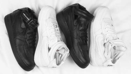 The COMME des GARÇONS x Nike Air Force 1 Mid is Dropping This Month