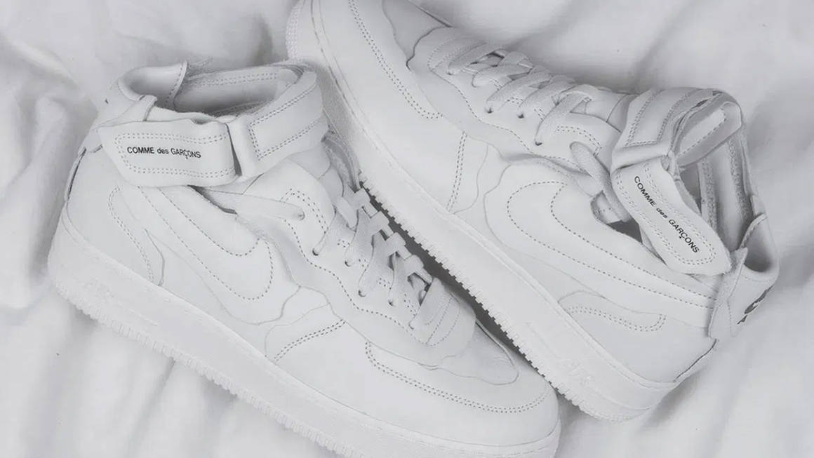 comme des garçons x nike cut off air force 1 w