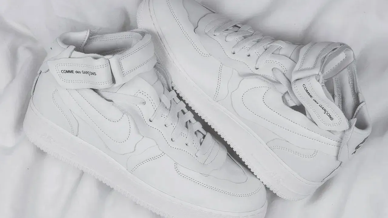 The COMME des GARÇONS x Nike Air Force 1 Mid is Dropping This Month ...