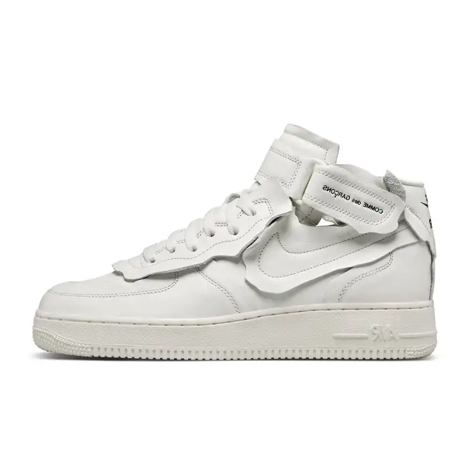 Comme des Garcons x Nike Air Force 1 Mid White | Where To Buy | DC3601 ...