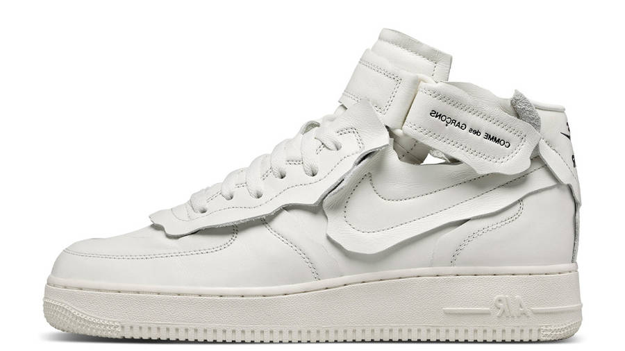 Comme des Garcons x Nike Air Force 1 Mid White | Where To Buy | DC3601-100  | The Sole Supplier