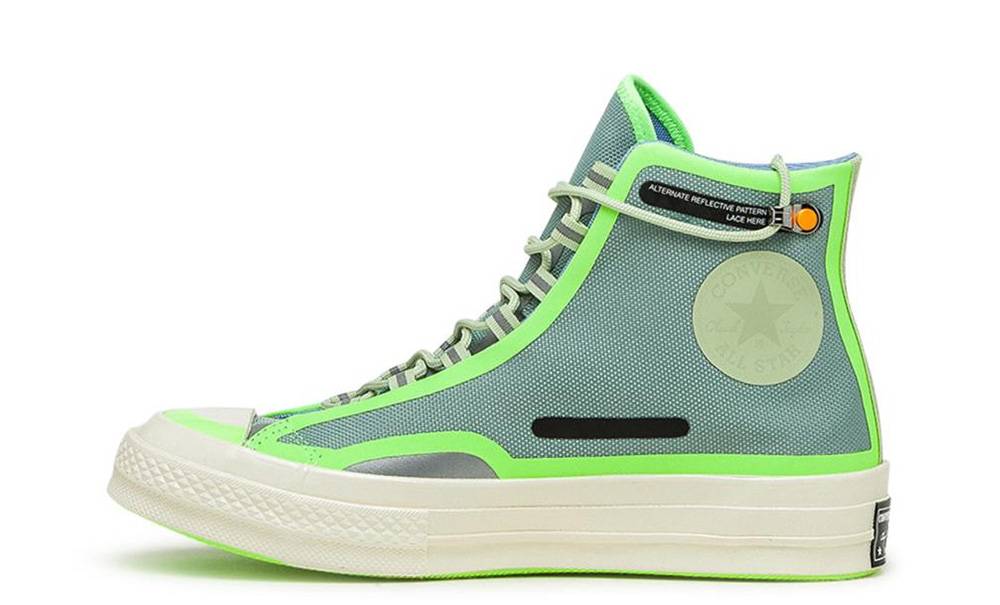 Converse Chuck 70 Hi Fuse Tape Neon Green Where To Buy 169526C