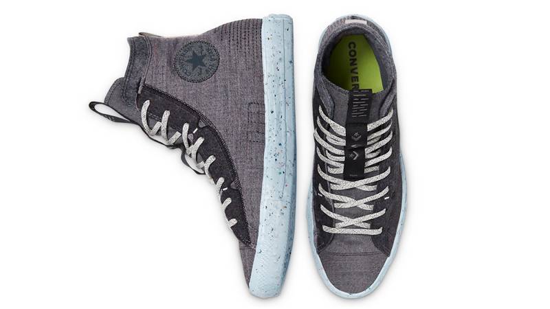 Converse Chuck Taylor All Star Crater High Top Black Grey Middle