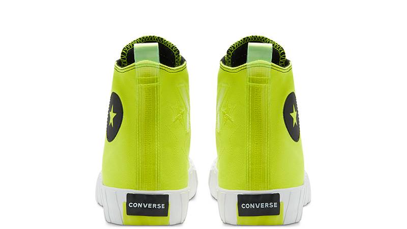 Converse Hi-Vis Not A Chuck High Top Lemon Venom 169450C back
