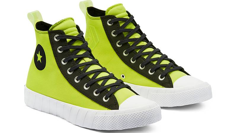 Converse Hi-Vis Not A Chuck High Top Lemon Venom 169450C front