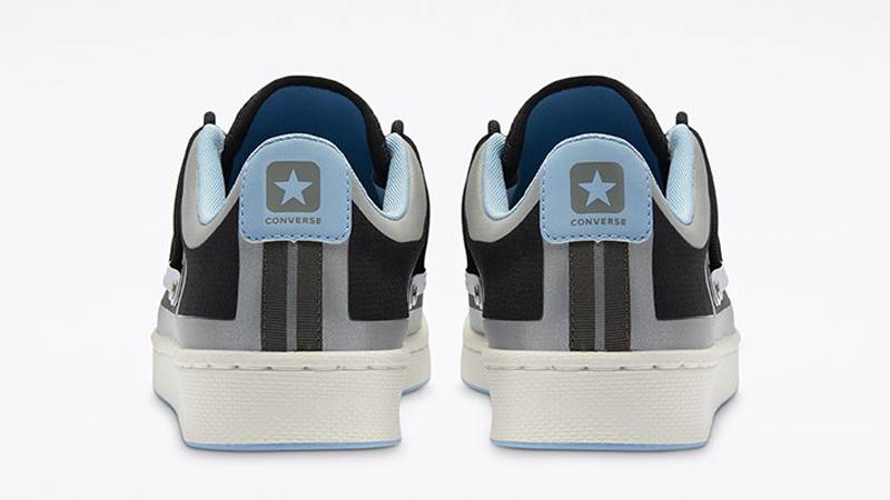 Converse Pro Leather Low Fuse Tape Black Egret Back