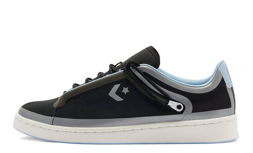 Converse Pro Leather Low Fuse Tape Black Egret