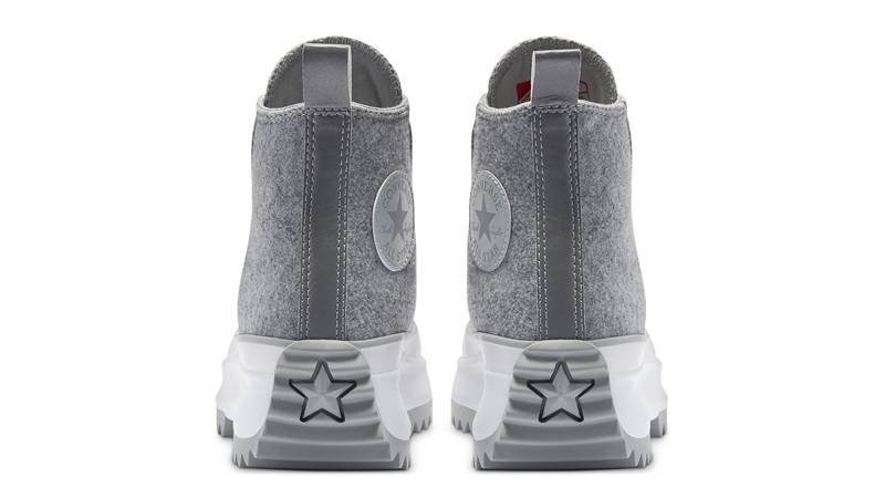 Converse Run Star Hike Black Ice High Top Ash Stone Back