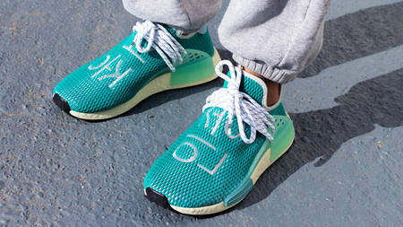The Pharrell x adidas NMD Hu "Dash Green" Just Got a Major Restock! The Pharrell x adidas NMD Hu "Dash Green" Just Got a Major Restock!