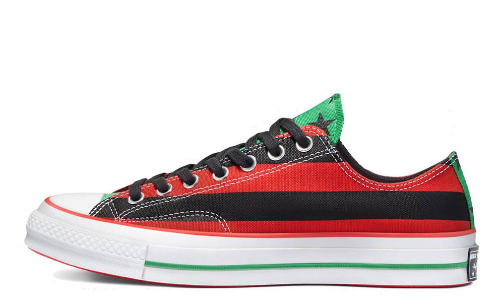 Denim Tears x Converse Chuck 70 Low Black Red