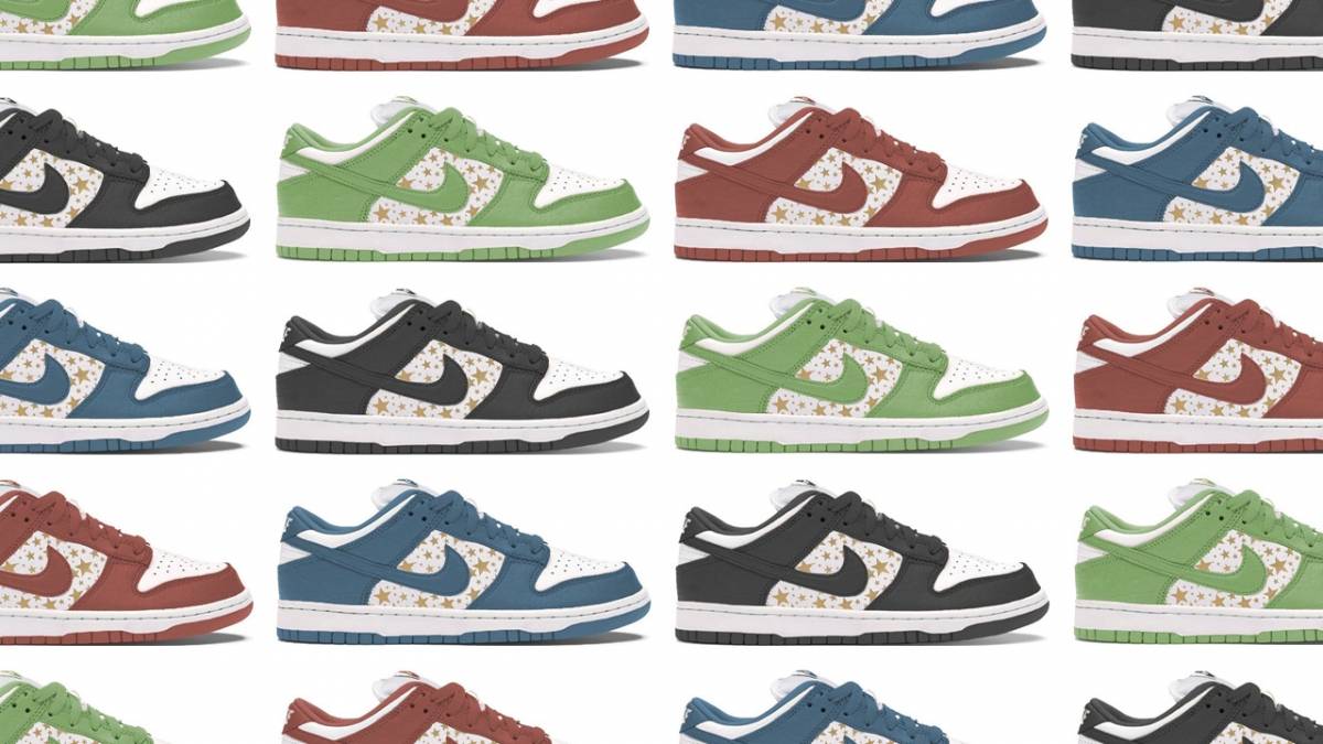 supreme star dunks