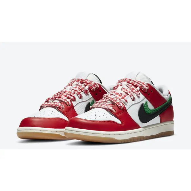 Sb dunk low x frame chile red stockx sale