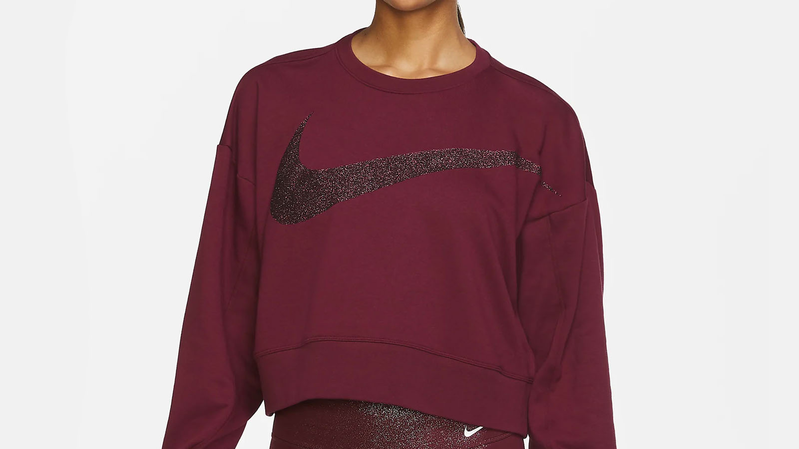 glitter Swoosh nike jumper