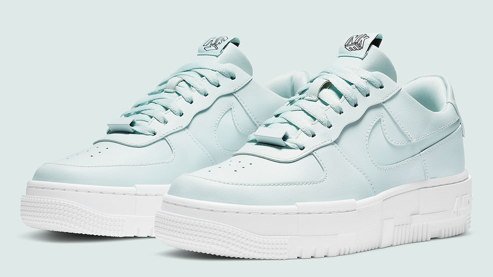 The Nike Air Force 1 Pixel Gets A Ghost Aqua Makeover The Sole Supplier