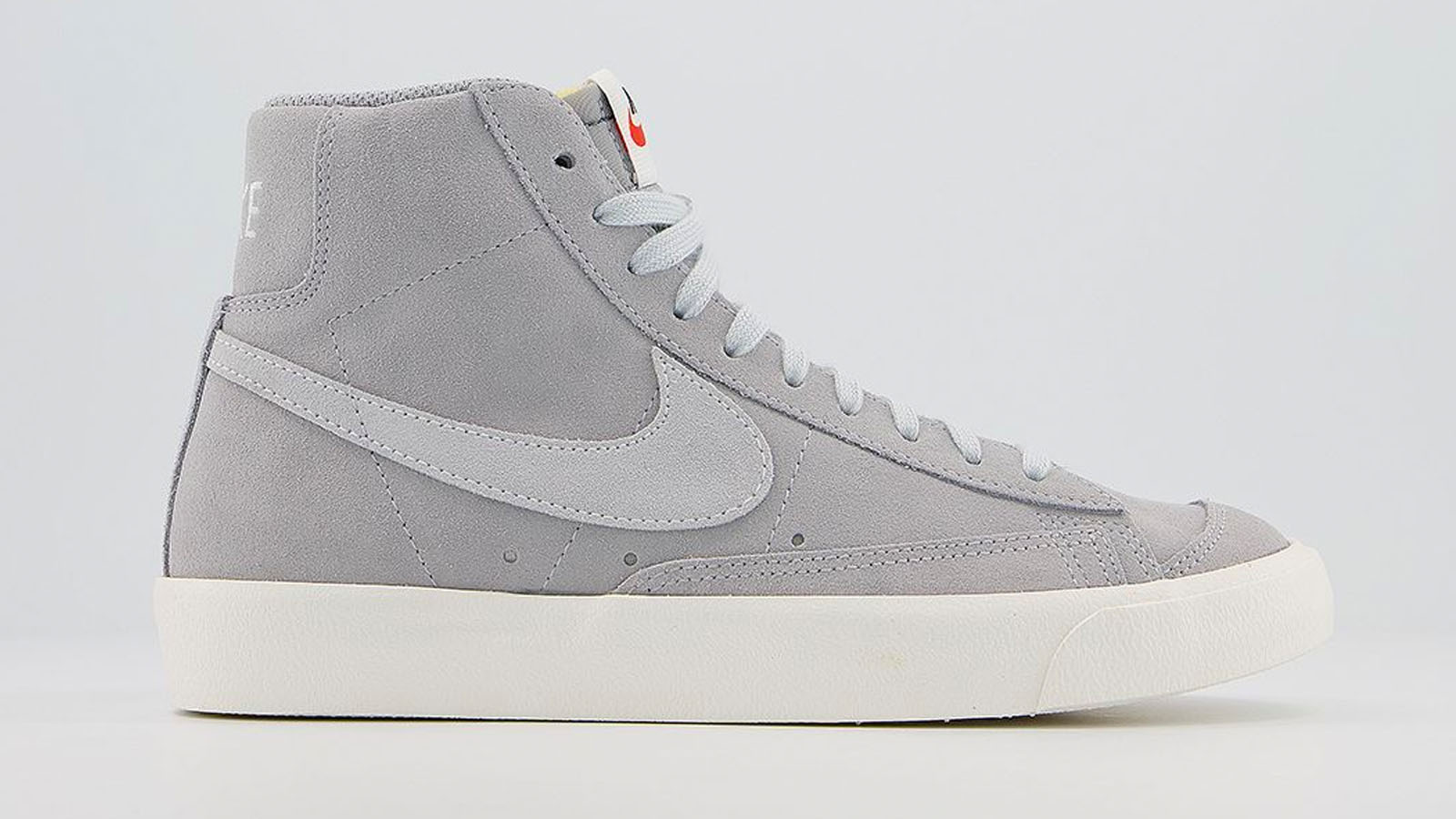 grey nike blazer suede