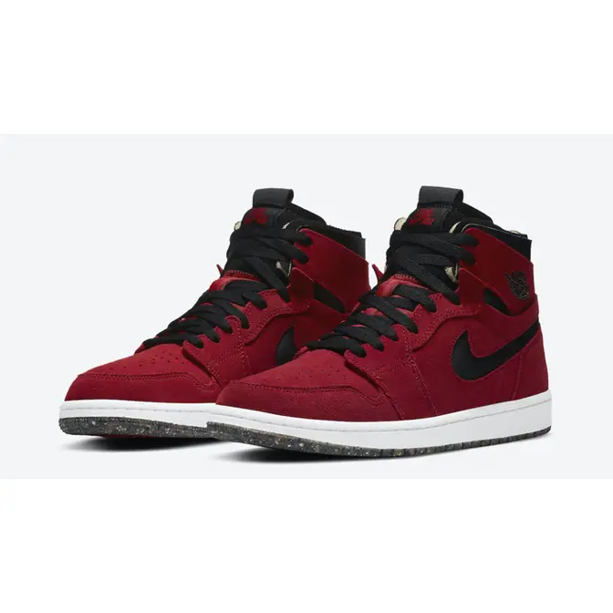 black and red suede jordan 1