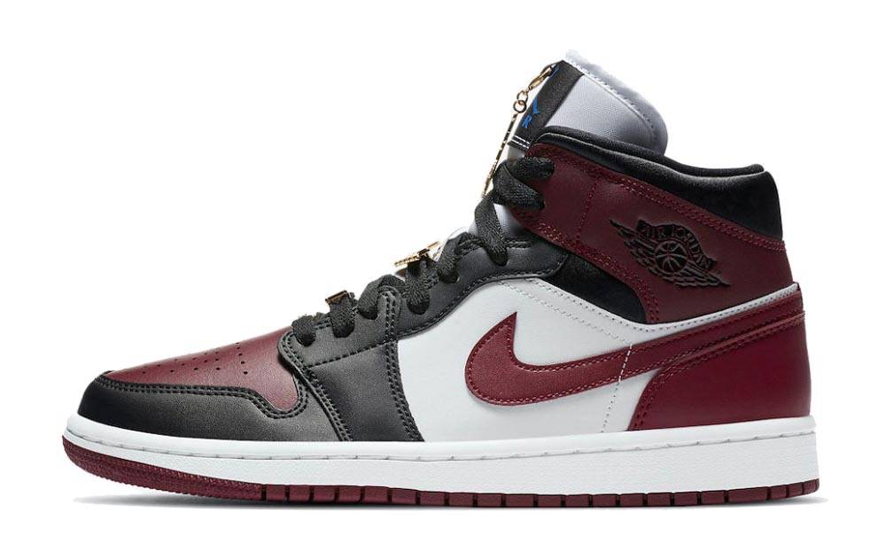 maroon and white jordans