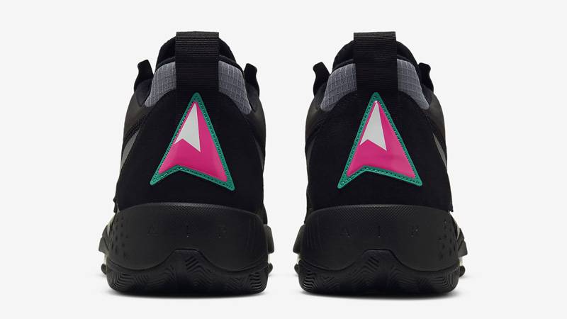Jordan Zoom 92 Smoke Grey Neptune Green Back