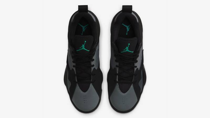 Jordan Zoom 92 Smoke Grey Neptune Green Middle