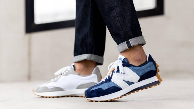 new balance x levi's 327 navy