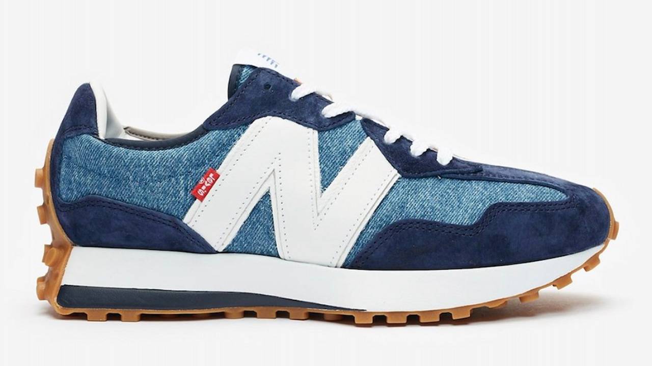 The Levi's x New Balance 327 Gets Decked Out in Double Denim