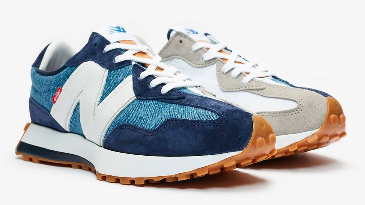 The Levi's x New Balance 327 Gets Decked Out in Double Denim
