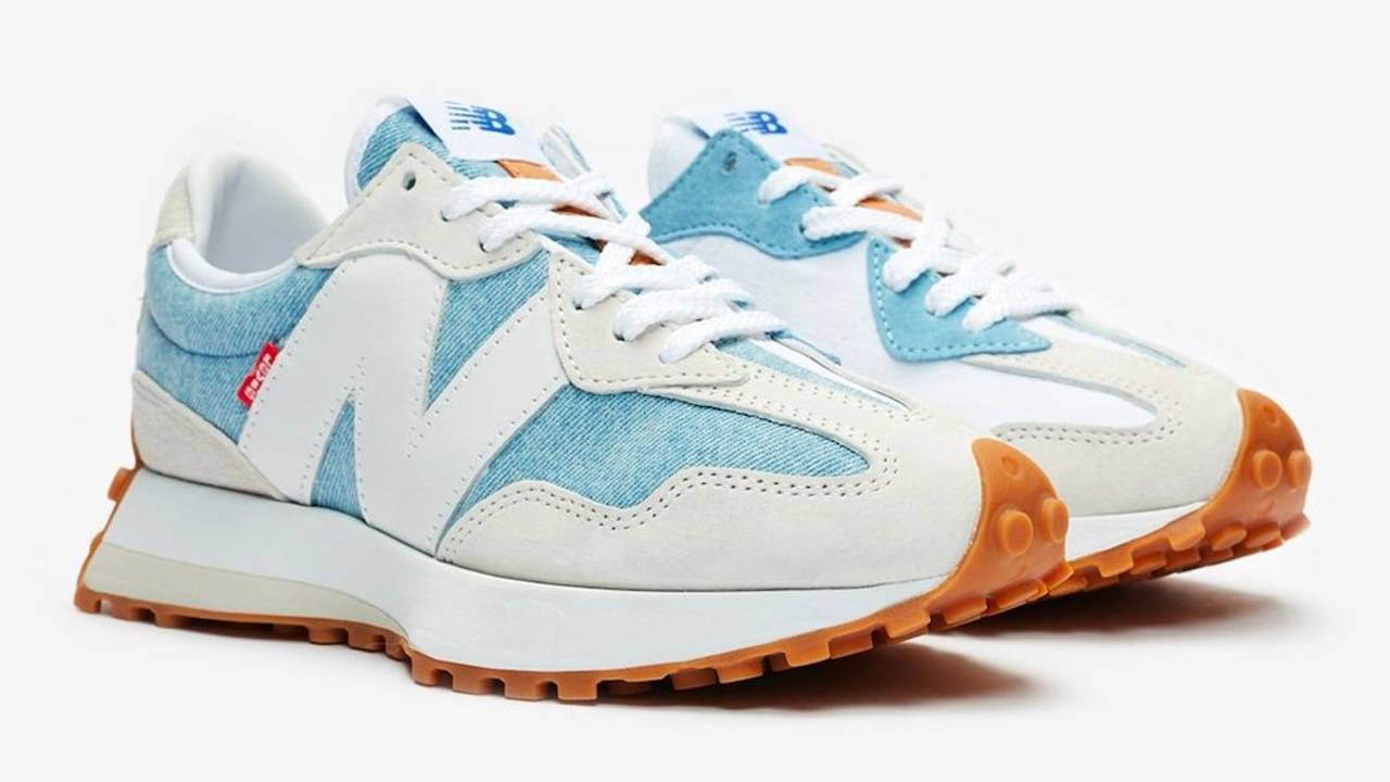 The Levi's x New Balance 327 Gets Decked Out in Double Denim