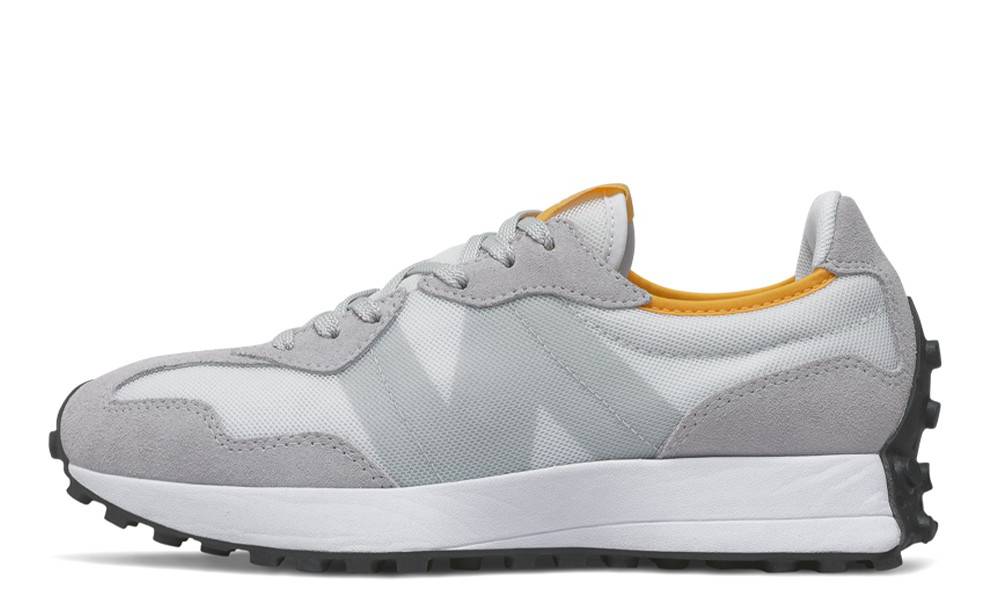 new balance 327 grey and yellow