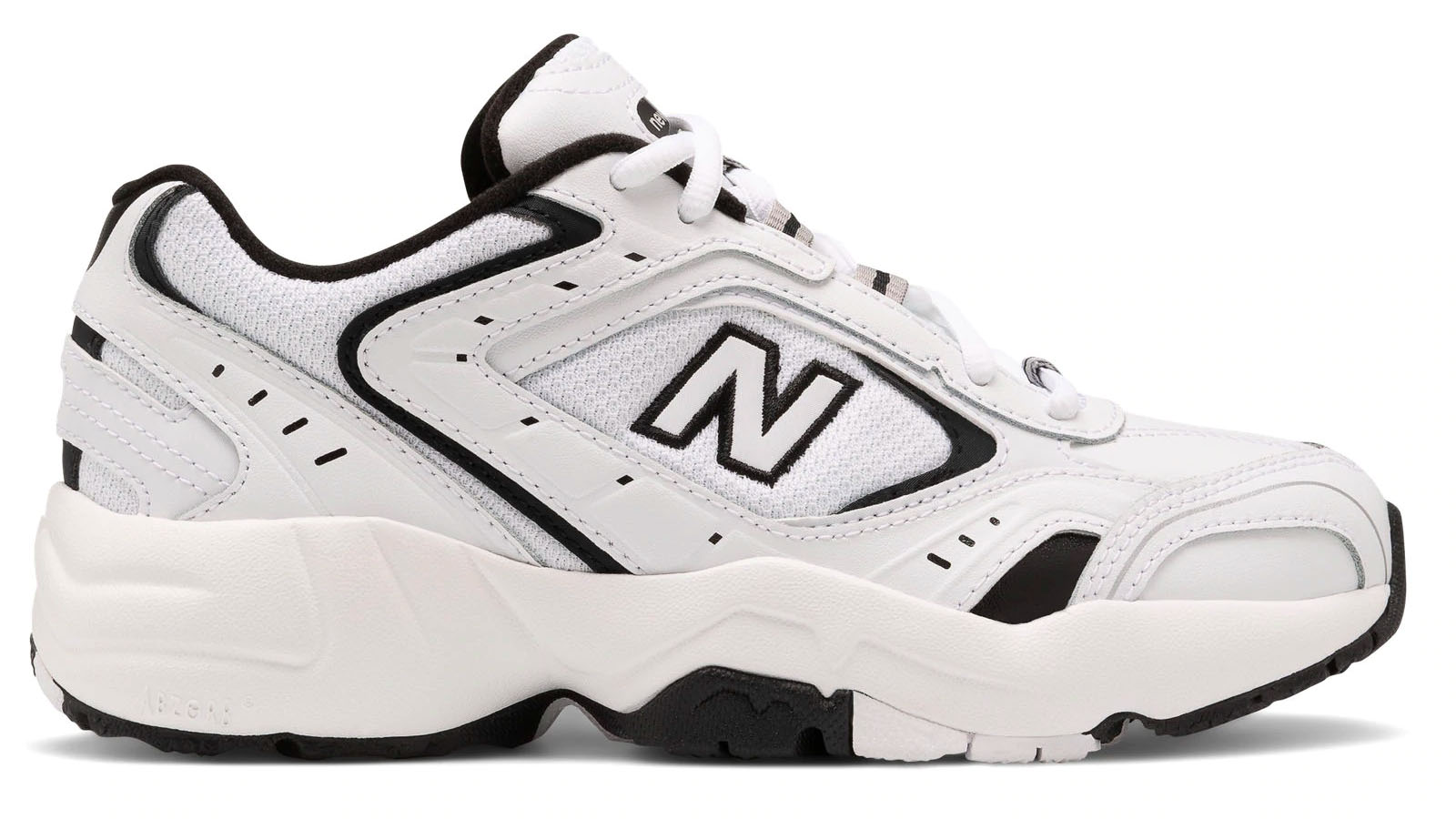new balance 452 black white